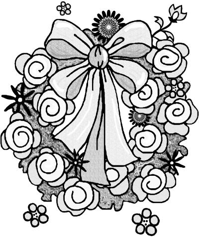 Loop mit Trockenblumen